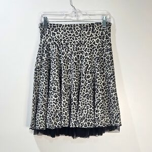 Leopard Print Skirt